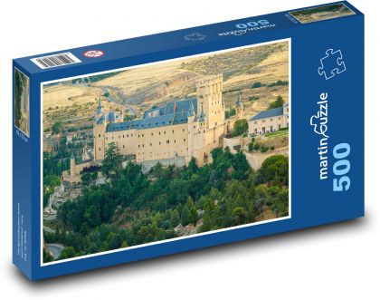 Spain - Segovia Castle - Puzzle of 500 pieces, size 46x30 cm 