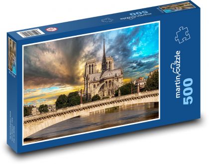 Francúzsko - Notre Dame - Puzzle 500 dielikov, rozmer 46x30 cm 
