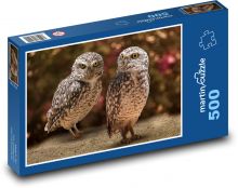 Eule, Vögel Puzzle 500 Teile - 46 x 30 cm