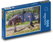 Zoo - pštros Puzzle 500 dílků - 46 x 30 cm