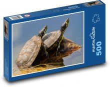 Żółwie w wodzie Puzzle 500 elementów - 46x30 cm