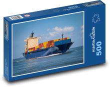 Containerschiff Puzzle 500 Teile - 46 x 30 cm