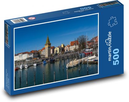 Přístav, město - puzzle 500 dílků