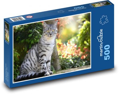 Kot - domowy, zwierzęcy - Puzzle 500 elementów, rozmiar 46x30 cm