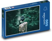 Straka - vták, príroda Puzzle 500 dielikov - 46 x 30 cm 