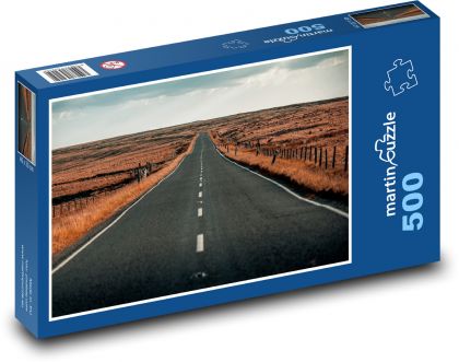 Highways - travel, roads - Puzzle of 500 pieces, size 46x30 cm 