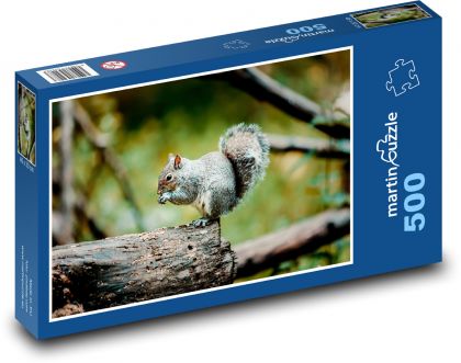 Veverka - zvíře, les - puzzle 500 dílků
