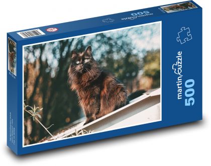 Kočka - domácí, zvíře - puzzle 500 dílků