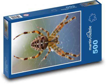 Pavouk - pavoučí síť - Puzzle 500 dílků, rozměr 46x30 cm
