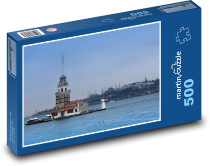 Turecko - moře, Istanbul - Puzzle 500 dílků, rozměr 46x30 cm