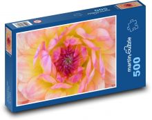 Jiřina - kvet, kvetina Puzzle 500 dielikov - 46 x 30 cm 