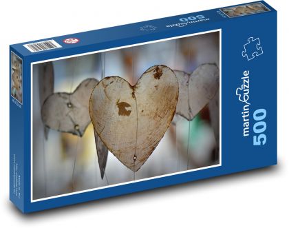 Srdce - láska, romantika - puzzle 500 dílků