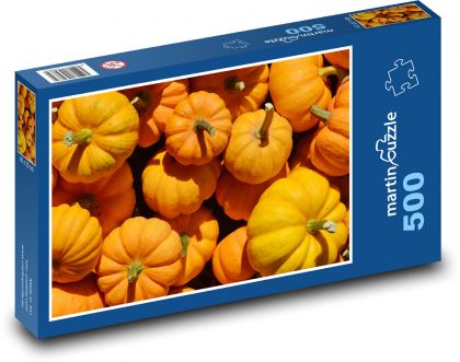 Tekvica - zelenina, jeseň - Puzzle 500 dielikov, rozmer 46x30 cm 