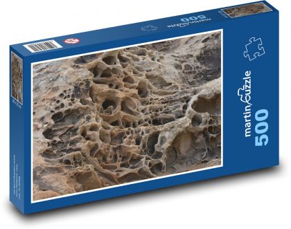 Volcano - rock, rock - Puzzle of 500 pieces, size 46x30 cm 