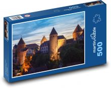 Francja - Semur - En - Auxois Puzzle 500 elementów - 46x30 cm