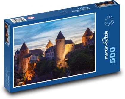 Francja - Semur - En - Auxois - Puzzle 500 elementów, rozmiar 46x30 cm