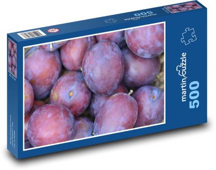 Plums - fruit - Puzzle of 500 pieces, size 46x30 cm 