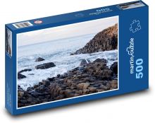 Írsko - hrádza, skaly Puzzle 500 dielikov - 46 x 30 cm 