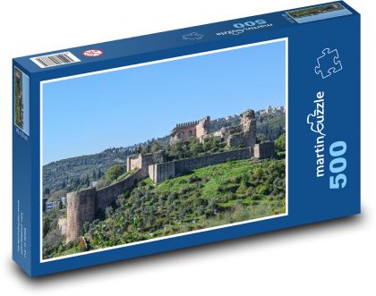 Turecko - Eskihisar, zrúcanina - Puzzle 500 dielikov, rozmer 46x30 cm 