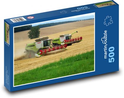 Mähdrescher - Getreideernte - Puzzle - 500 Teile