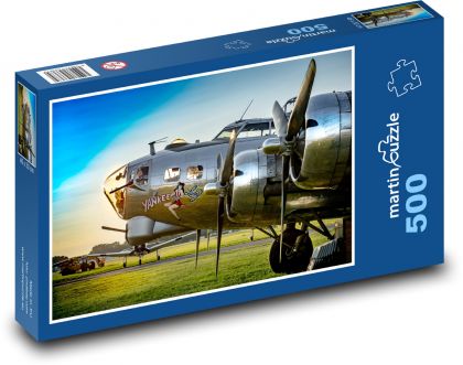 Samolot - samolot wojenny - Puzzle 500 elementów, rozmiar 46x30 cm