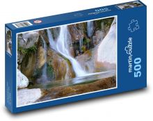Vodopád, kaskáda, řeka Puzzle 500 dílků - 46 x 30 cm