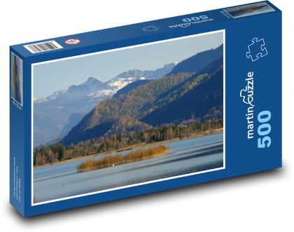Jesenná príroda na horách - Puzzle 500 dielikov, rozmer 46x30 cm 