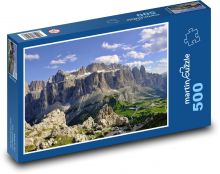 Skały - góry, przyroda Puzzle 500 elementów - 46x30 cm