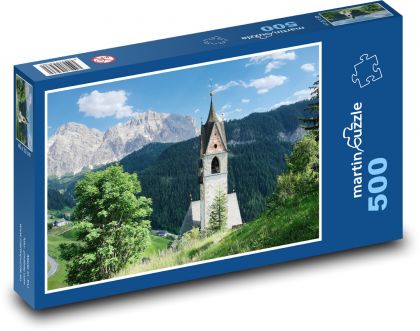 Kirche in den Bergen - Puzzle - 500 Teile