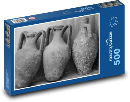 Pitchers - antiquity, history - Puzzle of 500 pieces, size 46x30 cm 