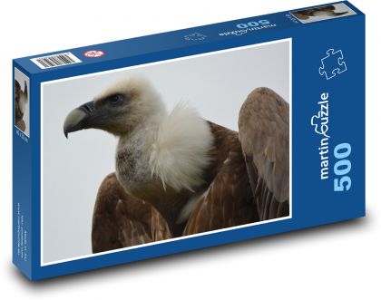 Vulture - a bird of prey - Puzzle of 500 pieces, size 46x30 cm 
