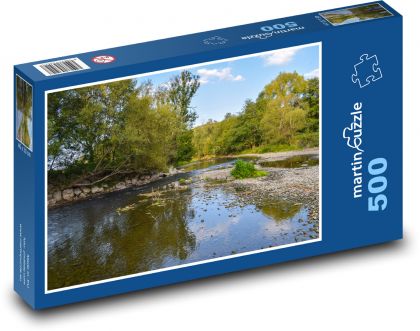 Rieka - príroda, stromy - Puzzle 500 dielikov, rozmer 46x30 cm 