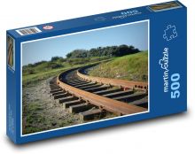 Tracks - railways, rails Puzzle of 500 pieces - 46 x 30 cm 