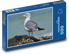 Racek - moře, příroda Puzzle 500 dílků - 46 x 30 cm