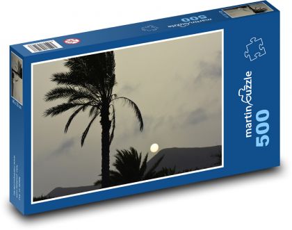 Palma - západ slunce - Puzzle 500 dílků, rozměr 46x30 cm