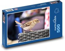Wróbel - ptak, zwierzę Puzzle 500 elementów - 46x30 cm