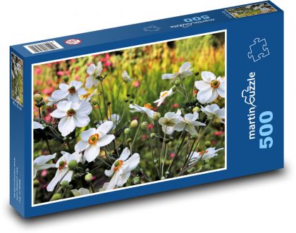 Sasanka - kvet, príroda - Puzzle 500 dielikov, rozmer 46x30 cm 