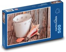 Mušle - more - leto Puzzle 500 dielikov - 46 x 30 cm 