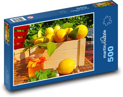 Citróny - ovocie - Puzzle 500 dielikov, rozmer 46x30 cm 