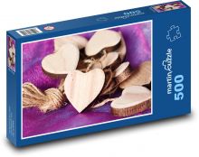 Heart - wood, romance Puzzle of 500 pieces - 46 x 30 cm