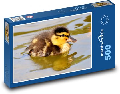 Duckling - water bird - Puzzle of 500 pieces, size 46x30 cm 
