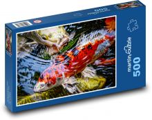 Koi - japonská ryba Puzzle 500 dílků - 46 x 30 cm