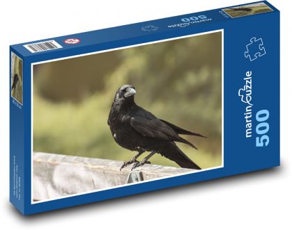 Vrana, vták, zviera - Puzzle 500 dielikov, rozmer 46x30 cm 