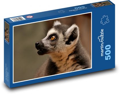 Lemur - opice, zvíře - Puzzle 500 dílků, rozměr 46x30 cm