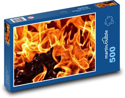 Feuer - Flammen, brennen - Puzzle - 500 Teile
