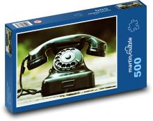 Retro telefon Puzzle 500 - 46x30 cm