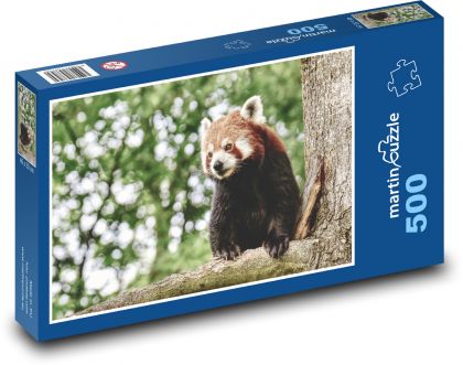 Panda červená - puzzle 500 dílků