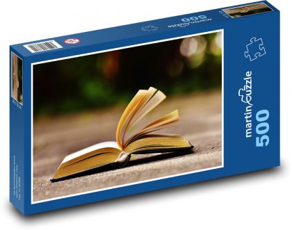Buch - Buchseiten, lesen - Puzzle - 500 Teile