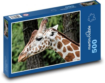 Žirafa - zoo, zvíře - Puzzle 500 dílků, rozměr 46x30 cm