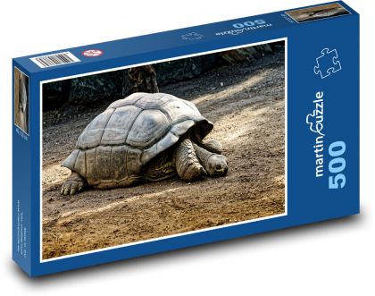 Crawling turtle - Puzzle of 500 pieces, size 46x30 cm 